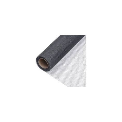 Crezuo 112 x 2000 cm Graues Fiberglas-Moskitonetz