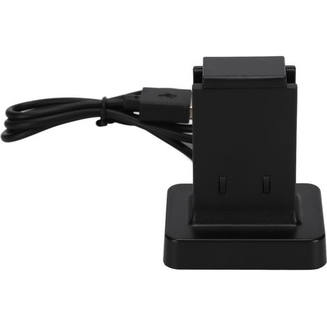 Station de charge double avec indicateur LED, compatible avec poignée et câble USB-C pour manettes Switch Joy-Con.