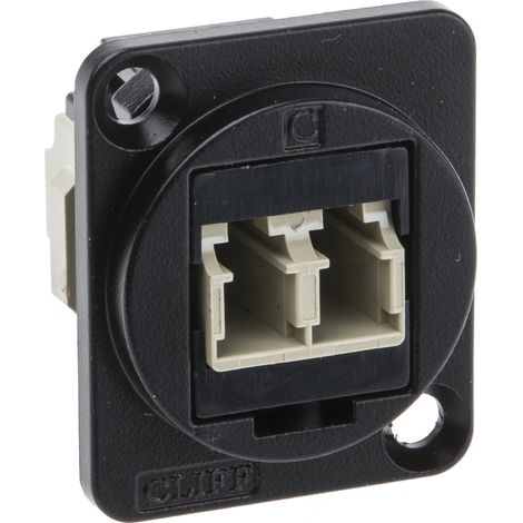 Connecteur pour fibre optique LC Duplex, Multimode ( Prix pour 1 ) (1/2)