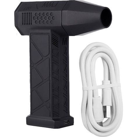 Ventilateur Turbo portatif 52 M/S, 130000 RPM, moteur sans balais, plumeau d'air Rechargeable de Type C, 2 pièces, batterie 3000mAh en série (1/4)