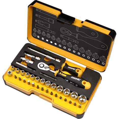 FELO R-GO 05783616 XL USTENSILES DE CUISINE AVEC PICHET À CLIQUET - 36 PIÈCES (1/3)