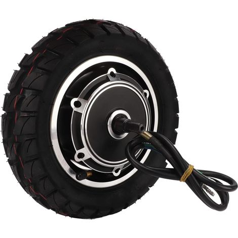 Moteur de Moyeu de Roue Électrique 10 Pouces, 36V-60V, 350W-1500W, Alliage d'Aluminium, Kit de Conversion pour Moto Électrique (1/5)