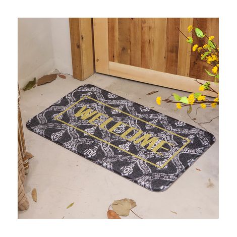 Tapis de porte en PVC résistant, robuste, antidérapant et anti-poussière pour les entrées de salle de bain et de cuisine - NOUVEAUTÉ - 60 x 90 cm