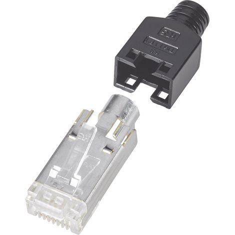 Hirose Electronic RJ45-Steckverbinder, geschirmt CAT5 TM 11 Stecker, gerade Pole: 8P8C Schwarz 1