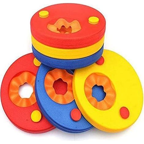 6-teiliges Set für Kinder: Schwimmflügel und Armringe zum Schwimmenlernen. (1/5)