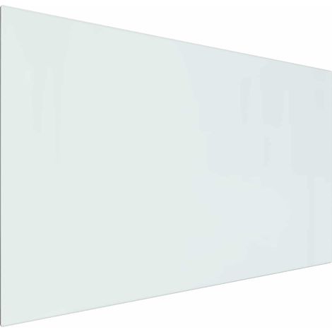 Feuerstelle Glasplatte Transparent 100 x 60 cm Glas vidaXL