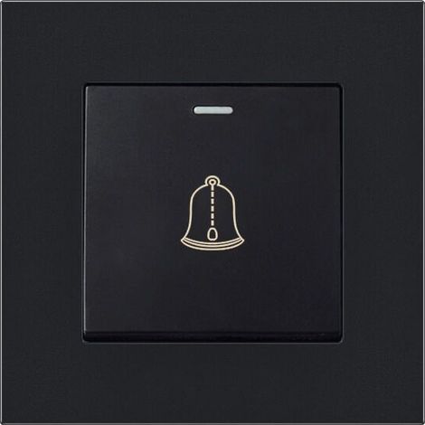 Bouton De Sonnette - 220-250 V - 16 A - Étanche - Verre Trempé - 86 X 86 Mm (1/5)