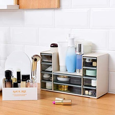 Armoire à cosmétiques à tiroirs + trousse de maquillage - K (1/5)