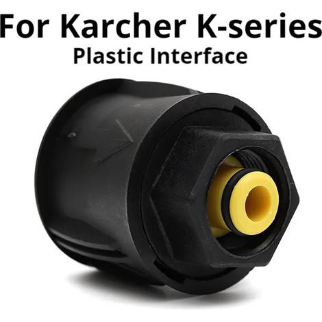 Adaptateur de tuyau pour nettoyeur haute pression Karcher K B, filetage mâle M22, raccord rapide, compatible avec les nettoyeurs haute pression Karcher Bosch et Nilfisk. (1/5)