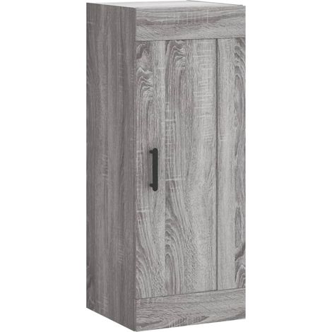 Armario de pared madera de ingeniería gris Sonoma 34,5x34x90 cm vidaXL (1/5)