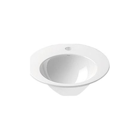 Laufen Einbaubecken ProShield K400H ohne Überlauf mit Hahnlochbohrung H517FM30001111