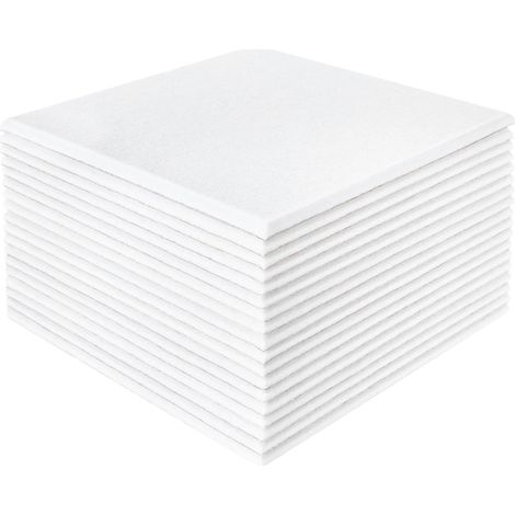 Panneaux Acoustiques, Fibre de Polyester, 30 x 30 x 0,9 cm, Absorbant le Son, Haute Densité, Non Toxique (1/5)
