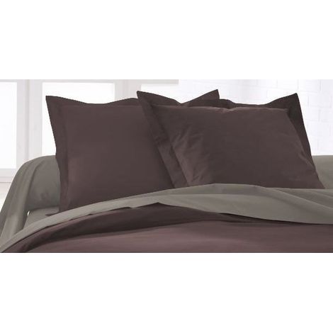 Drap Plat Privacy 180X290 100% coton 57 Fils TODAY Beige Mastic