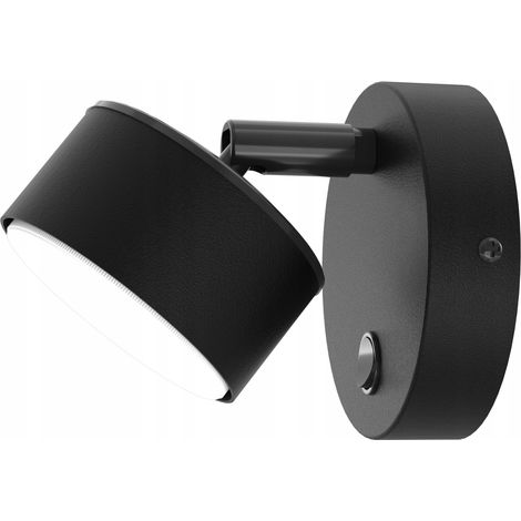 Wand- und Deckenstrahler, schwarz, GX53, polnische LED-Lampe (1/5)