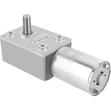 12-V-Elektro-Reversiermotor, Turbinen-Schneckengetriebe mit hohem Drehmoment (5 U/min) (1/4)
