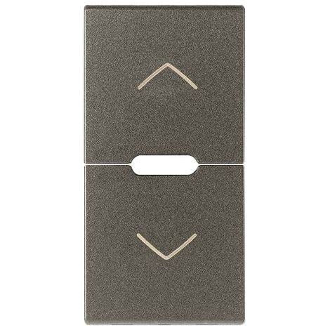 cover mezzi tasti frecce per modulo tapparelle Vimar Arkè 19755.2.m metal