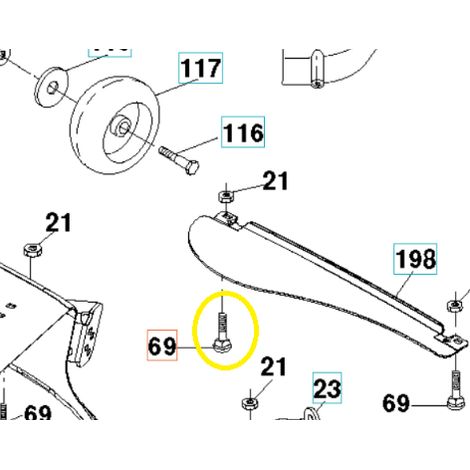 Stift 2042 LS Husqvarna 872140505