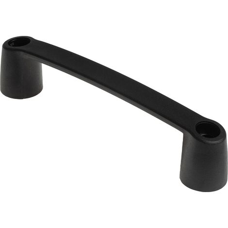 Poignée en Plastique RS PRO, entraxe 179mm, 213mm x 50 mm x 35mm, filetage 6.5 mm Fixations invisibles ( Prix pour Paquet de 2 ) (1/5)