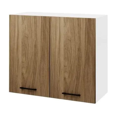 Pensile a muro per cucina Noce Naturale 2 ante Cm 80x32xH 72