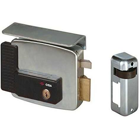 Hisense – Serrure électrique Cisa 11721 – Double cylindre fixe – Tension 12V – Entraxe 60mm – Sens de pose droite (1/5)