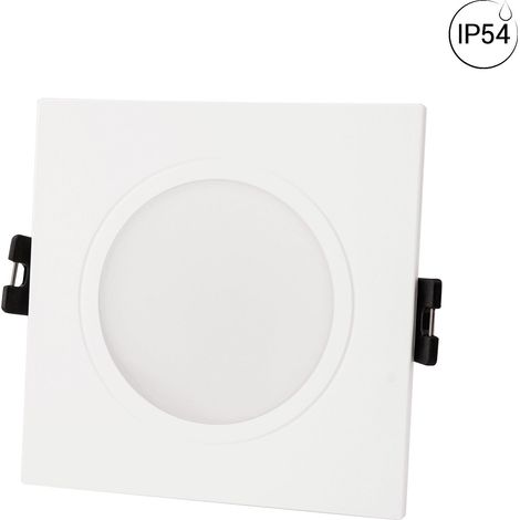 Aro Downlight Cuadrado Para Bombilla GU10/MR16 - Difusor (1/4)
