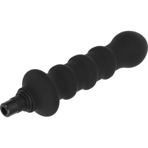 Embout de pistolet de massage spiralé 0,47‑0,51 po, accessoire en silicone noir (1/5)