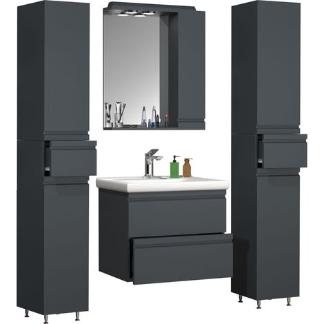5 pz. lavabo Silora L 180x120x46 - VCM