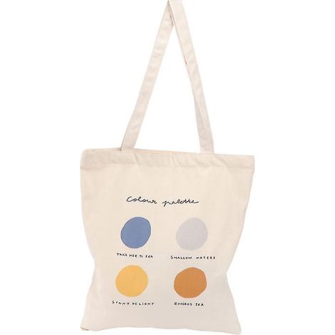 1 Stück Canvas-Schultertasche für Shopping und Reisen