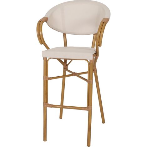 AUTRES Tabouret haut avec un style bistrot - modèle 082 - beige (1/4)