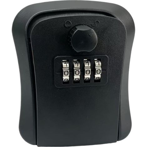 Boîte À Clés Magnétique Code À 4 Chiffres Réinitialisable Antipoussière Boîte À Clés Magnétique Extérieure Discrète Pour Cartes, Espèces, , Camping, Road Trip (1/5)