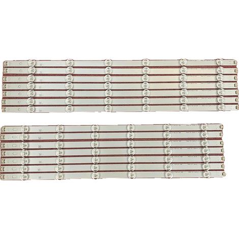 Bandeau LED, Matériau en Aluminium, Longueur de 1142mm, Ensemble de 12 LEDs, Compatible avec les téléviseurs de 55 pouces, Type de bande SMD (1/5)