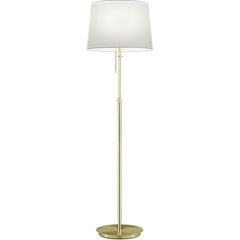 Lampadaire LYON Trio blanc et or métal 180 cm 3xE27 (1/4)