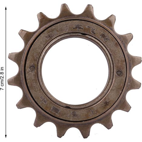 Cassette de vélo 16 dents, pignon fixe 16T pour vélo simple vitesse, pièce de rechange bicyclette. (1/5)