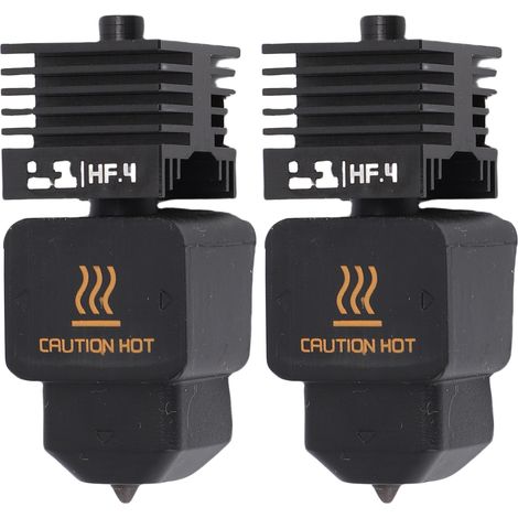 Kit Hotend d'extrudeuse d'imprimante 3D, 2 pièces, remplacement pour Bambu Lab H2D Combo, buse en acier trempé de 0,4 mm, haut débit intégré, extrémité chaude entièrement en métal (1/5)