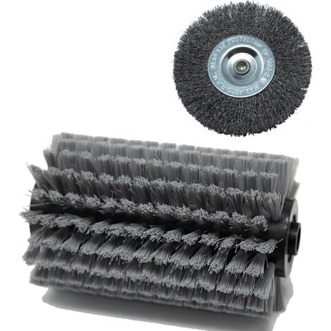 Grizzly Tools brosse plastique brosse de rechange en métal pour métal béton bois (1/5)