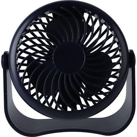 Petit ventilateur de bureau à 3 vitesses, silencieux, rechargeable, mini ventilateur USB pour l'été, idéal pour la maison et la chambre. (1/5)
