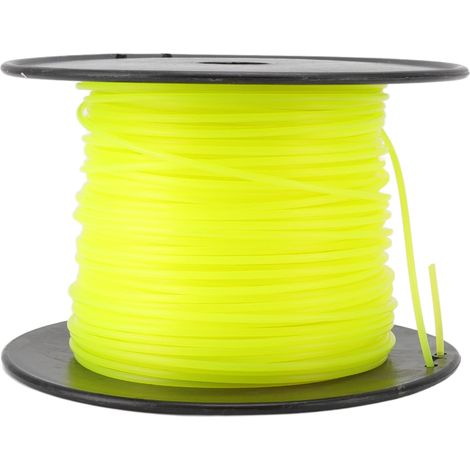 3,0 mm runder gelber Rasenmäherfaden, robuste Nylon-Trimmerschnur für Husqvarna Rasenmäher (1 Stück) (1/5)