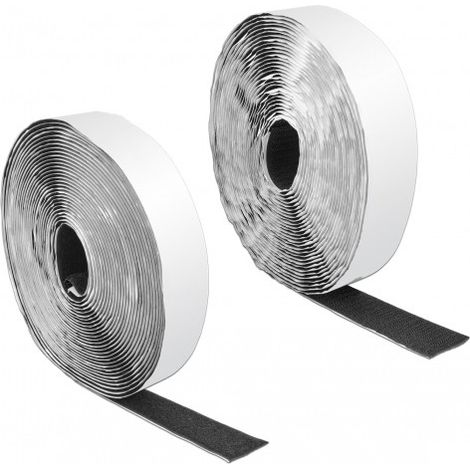 Klebeband Velcro Delock 19081 selbstklebend 10 m 25 mm