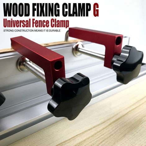 Pince de serrage universelle type G – Étau réglable pour fixation – Idéale pour établi et travail du bois (1/5)