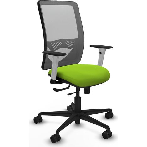 Chaise de bureau piqueras y crespo Zulema gris blanc ajustable (1/2)