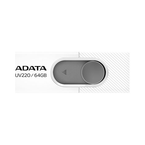 Clé USB 2.0 ADATA UV220 64 Go Blanc-Gris