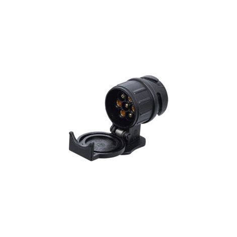 Adaptateur de prise 13 broches à 7 broches pour remorque côté voiture -