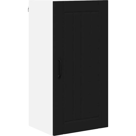 Meubles de Rangement,Armoire de cuisine Noir 40 x 31 x 80 cm Bois d'ingénierie CFW877337 (1/5)