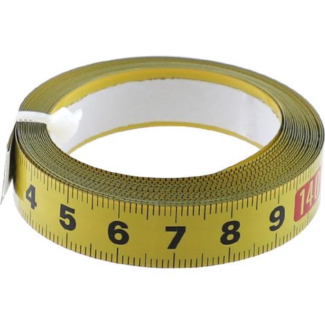 Mètre ruban autocollant, métrique, pour établi et agencement (1/5)