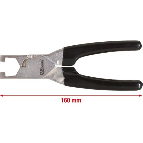 KS Tools 115.1094 Pinza per Tubo Carburante, 160 mm (1/4)