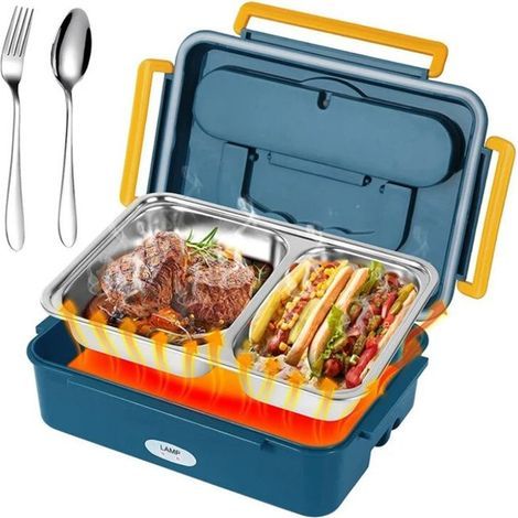 Lunch box chauffante - ZULBCEO - 3 en 1 - Isotherme - 1,2L - 220V/12V/24V (1/4)
