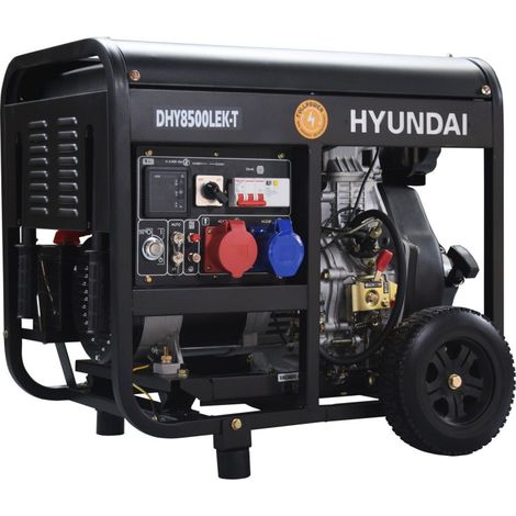 DHY8500LEK-T Generador Eléctrico Diésel FullPower 7,9kVA / 6,0kW HYUNDAI (1/5)