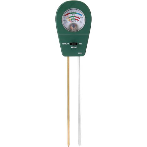 3-in-1-Boden-pH-Tester für Boden, Fruchtbarkeit und pH-Wert Boden-pH-Detektor Gartenblumen Bodensensoren