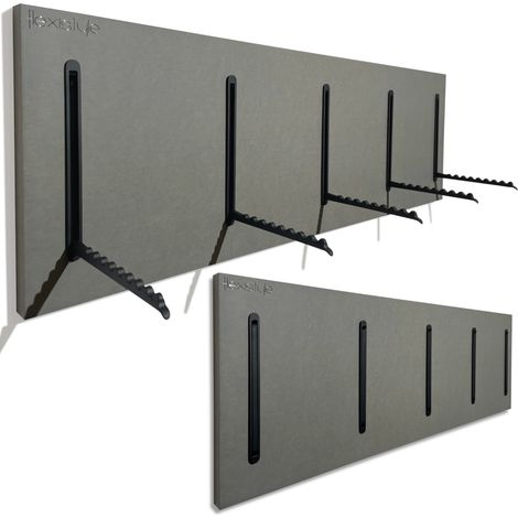Percha gris de 25x80cm para chaquetas (1/5)