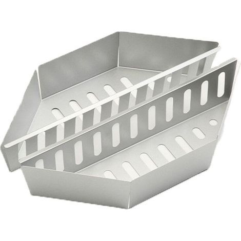 Lot de 2 paniers à charbon pour barbecues à charbon Weber 47, 57 et 67 cm, panier à charbon pour chauffage direct et indirect, accessoire pour Weber 7403 (1/5)